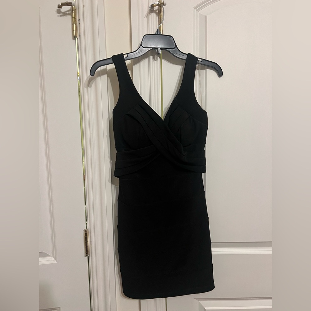 Emerald Sundae Black Mini Dress